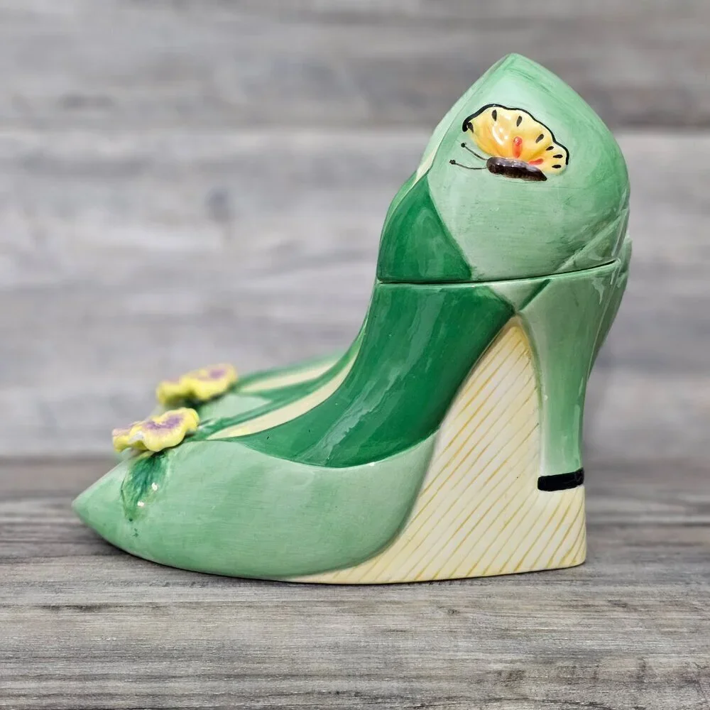Vintage Rare High Heel Ceramic Cookie Jar Series 1-C 1011 of 3000